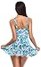 SHEKINI Bañador con Falda Traje de Baño de Una Pieza Monokini con...
