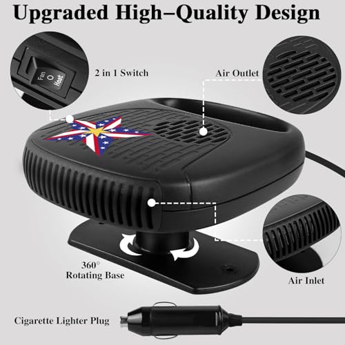 Aksdesy PORTABLE CAR HEATER 001 Car Heater, Fast Heating & Cooling Fan thumb #4