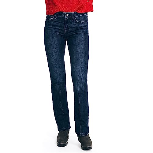 Nautica Women's Jeans Co. Sustainably Crafted True Flex Mid-Rise Bootcut Denim