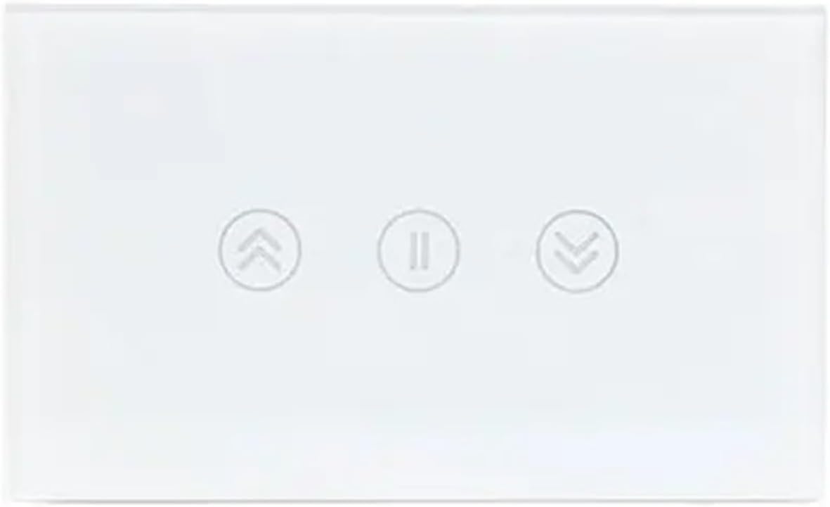 US Curtain Switch for Electric Curtain Roller Shade Blinds Timer Control Work with Home(Vertical Black)