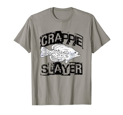 Divertido Crappie Pesca de Agua Dulce Regalo Hombres Mujeres Niños Camiseta