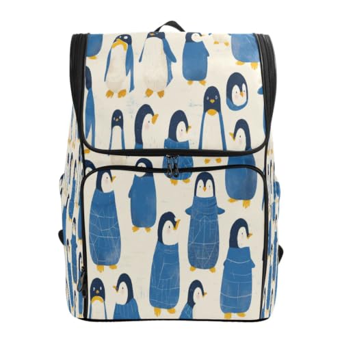 Sac à dos pingouin bleu le cadeau de rentrée utile pour adolescents