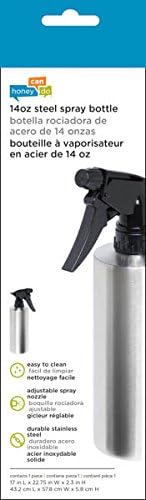 Honey-Can-Do 14oz SS Spray Bottle KCH-01085 Silver