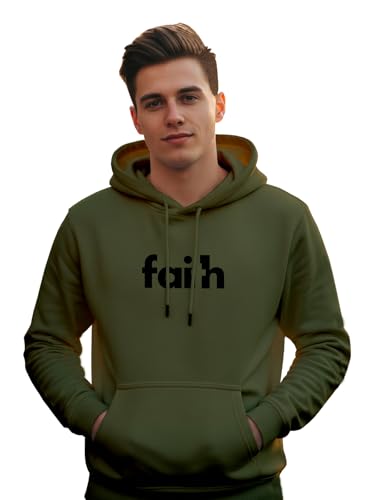Image of XENOVAURBAN Hoodie for Men /Women | Unisex fit Cotton Fleece Hooded Sweatshirt - Faith