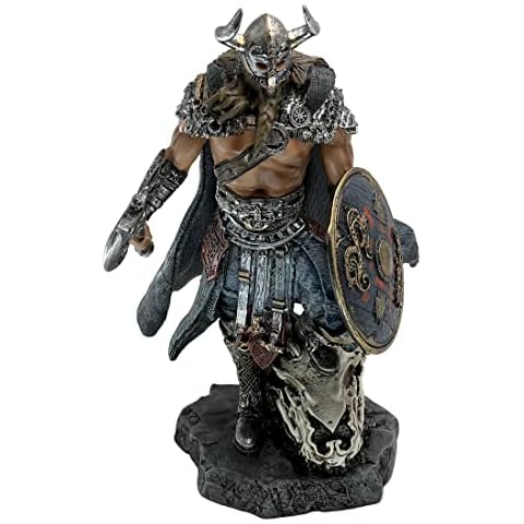 Viking Warrior Dragon Slayer Resin Statue Cover