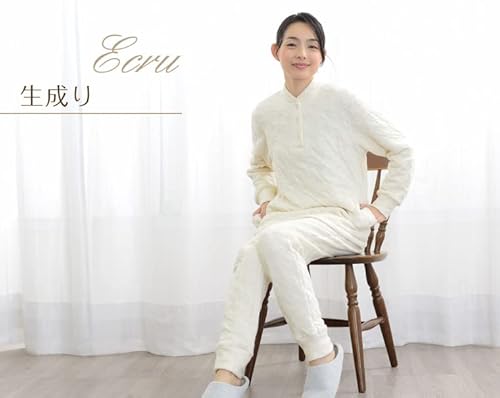 パジャマ工房『オーガニックコットン中わた入りジャガード「おくるみパジャマ」』