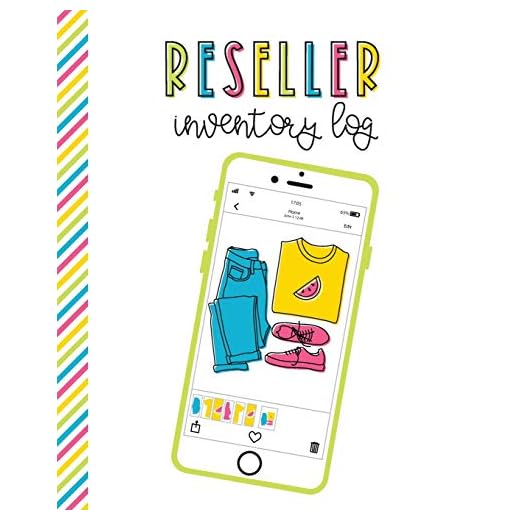 Reseller Inventory Log: Product Listing Notebook For Online Clothing Sellers, Flat Lay