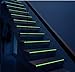 JSITON Glow in The Dark Tape - 33 FT X 0.5 Inch Luminous Photoluminescent/Luminescent Emergency Roll Safety Egress Markers Stairs, Walls, Steps, Exit Sign. Glowing Pro Theatre Stage Floor