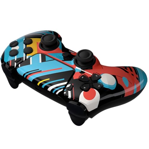 Image of Custom Controllerzz Custom Wireless Controller Compatible with PS5 - Multiple Designs Available (Abstract Fusion)