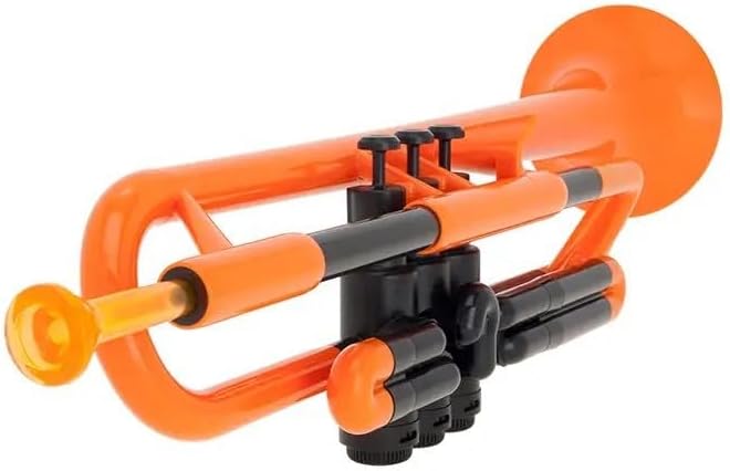 pTrumpet Trumpet with Mouthpiece and Bag, Orange (700632)