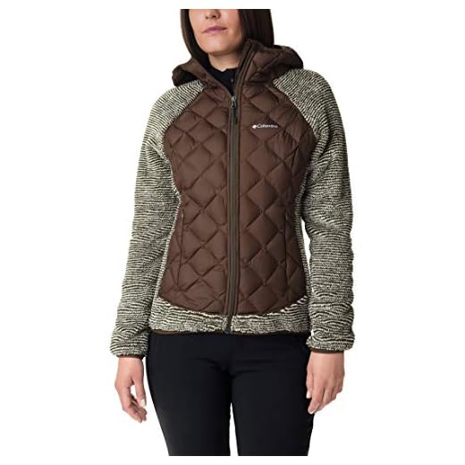 Columbia dam techy hybrid fleece väst, grön/beige (olivgrön, kritrand), M