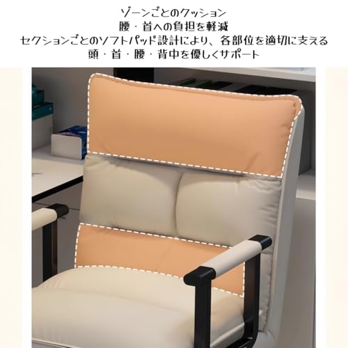Mudfuio ソファーベッド 一人用 3WAY 折りたたみソファベッド キャスター・肘掛け付き コンパクト省スペース 1 人暮らし来客用 リクライニングチェア オフィス仮眠・在宅デスク兼用 (濃いグレー,65CM) [3]