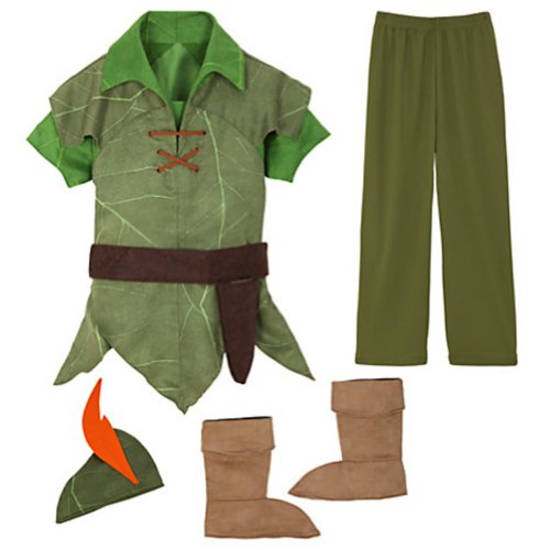 Disney Store Peter Pan Costume for Boys Size Medium 7/8