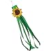 Zcutt Home Goods 60-inch Sunflower Windsock (5-feet) - Full-Sized - Spun Polyester Fabric — Includes swival hanging clip