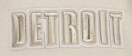 Pro Standard Mens NFL Detroit Lions Neutral Pull Over Hoodie Taupe M - Image 7