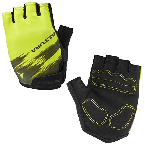 Image of Altura Airstream Kids Cycling Mitts - Yellow, 5-6 Years