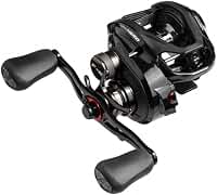 MARINE SPORTS, CARRETILHA MARINE SPORTS TITAN HERO REC 8:1.1 - DRAG 6,8KG LADO DA MANIVELA:ESQUERDA;COR:PRETO COM VERMELHO