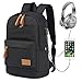 Produktbild Myhozee Rucksack Herren Schulrucksack Jungen Laptop Rucksack mit 15.6 Zoll Laptopfach,Wasserdicht Uni Rucksack Schule mit USB-Ladeanschluss für Herren Männer Reise Wandern
