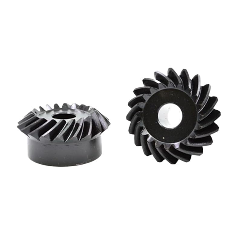 Bevel Gear Pinion Hardware Mechanical 2pcs 45# Steel 1.5M 18T Spiral Bevel Gear M1.5 Modulus 1:1 8mm Process Hole 90 Degrees Differential Gear Same Ratio Diameter