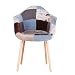 EGOONM Pack 2 sillas, sillón de Patchwork, Silla de Comedor, Silla de...