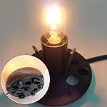 6 Emballer des ampoules de lampe à sel,Remplacement 15 watt E12 Ampoules incandescentes pour lampes de roche à sel himalayenne et lampes de nuit