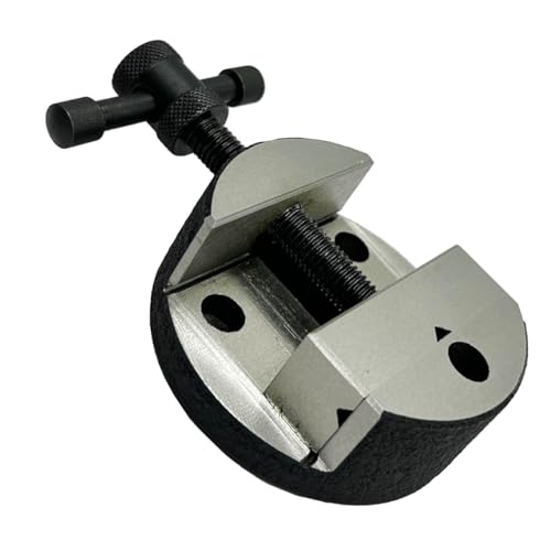 ASSORTS's Quality 80 mm Round Vice for 3" (80 mm) & 4" (100 mm) Rotary Milling Indexing Table with 3 x M6 T nuts Bolts-Engineering Tools