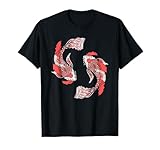 Cadeau génial japonais koi poisson carp pond japonais. Beau design avec une composition de deux poissons koi dans les cercles de Ying Yang.