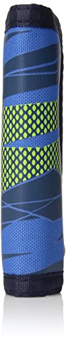 PUMA Carteira infantil com dobra tripla, Azul marinho/verde, tamanho único