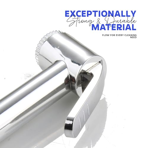 Image of Amazon Basics Health Faucet Gun Only - Premium Jet Spray for Toilet | Durable Bathroom Bidet Spray Head Pack of 1