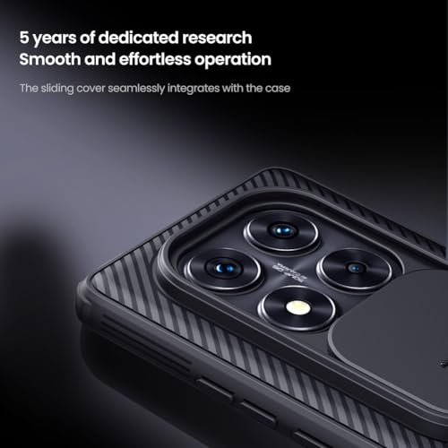 Image of Xiaomi Redmi Note 14 Pro 5G Case, Slim case Protective Cover with Camera Protector Hard Pc+TPU Ultra Thin Anti-Scratch Phone Case for Redmi Note 14 Pro 5G (Black)