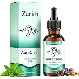 Zurith Auraclear Ear Cleaning and Relief Drops, Tinnitus Relief Drops, Natural Ear Care Formula, Protecting Ear Health and Improving Hearing (1Pcs)
