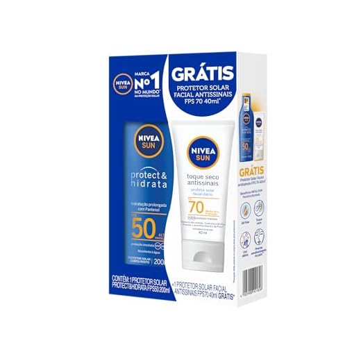 NIVEA SUN Kit Protetor Solar Protect & Hidrata FPS50 200ml + NIVEA SUN Facial FPS60 50gr, Nivea