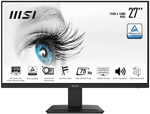 Trabaja con claridad y precisión: MSI Pro MP273, el monitor profesional que necesitas