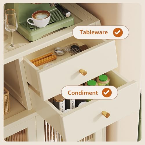 خزانة مطبخ خشبية عصرية مع ارفف من اويداس، خزانة بار القهوة، خزانة جانبية للبوفيه، لغرفة المعيشة والمطبخ ورف تخزين فرن الميكروويف