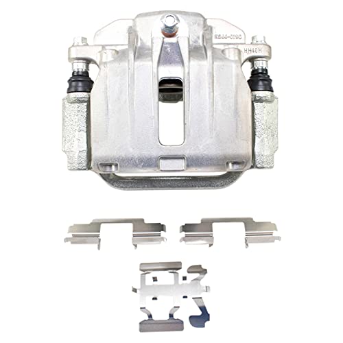 Image of TRQ Rear Brake Pad and Rotor Set Ceramic G Coated Vented Rotors Calipers