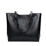 Hauptmaterial: PU Frauen aus weichem Leder Handtasche hohe Qualität Frauen Umhängetasche Luxus Niet Eimer Tasche Mode Damen Handtaschen, schwarz
