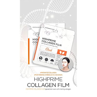Highprime Collagen Film Cheek - 5 Packs - Moisturizing, Brightening, and Lifting for Normal Skin