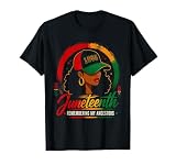 Juneteenth Remembering My Ancestors Black Women Juneteenth T-Shirt