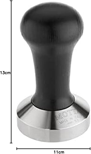 Miniatura 2 de Motta Base plana profesional de 2.087 in para caféexpreso, mango negro