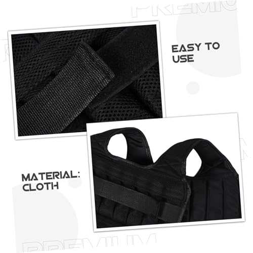 Gilets lestés toile black pour progresser en tractions et tractions - 3
