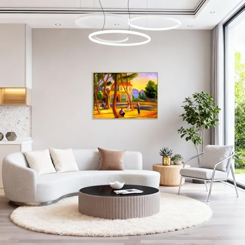 Tableau salon William Glackens pour habiller un grand mur vide