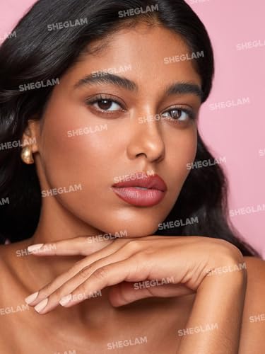 Image of SHEGLAM Glam 101 Sheer Tinted Lipstick & Liner Duo Cream Moisturizing Lipstick for Women-Cinna-Swirl