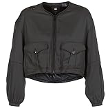abrigos g star mujer amazon , , , , 213, cazadoras G-STAR RAW RACKAM OS Cropped Bomber Chaquetas Femmes Negro - M - Cazadoras