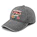 Birthday Cruise Squad Funny Sea Trip Hats for Mens Fashion Washed Distressed Light Grey