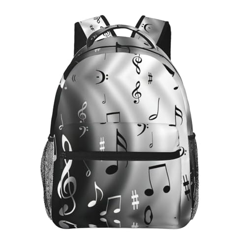 Sac à dos en toile OdDdot anti fatigue pour ordinateur et passionnés de musique