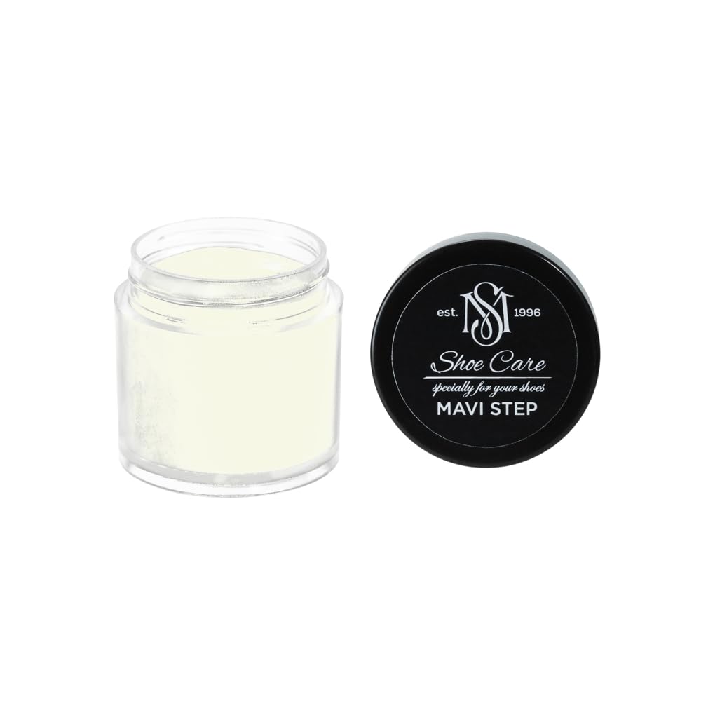 Crème de Cirage Cuir Lisse Rénovateur Couleur Citron Vert Glacé MAVI STEP 10ml