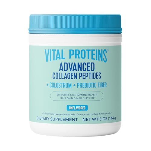 Vital Proteins Advanced Collagen + Colostrum + Prebiotic Fiber 2.5g VERISOL Collagen Peptides Supports Gut Immune Health** Hair Skin & Nail Support**