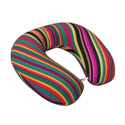 Almohada de viaje de poliéster color negro U miniatura 2