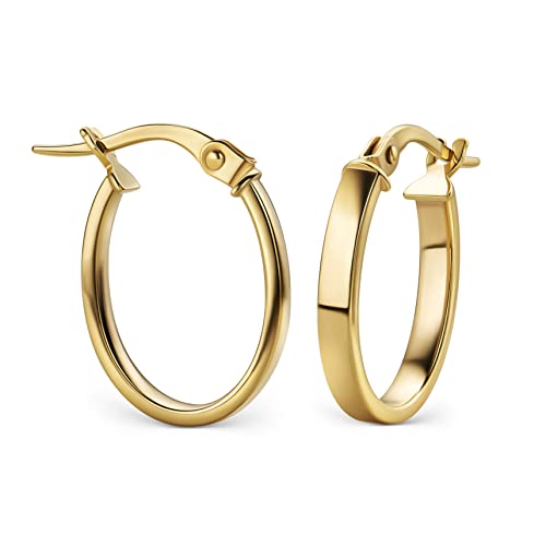 Miore Ohrringe Damen Gelbgold 9 Karat / 375 Gold Creolen