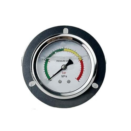 Manomètre axial抗震 YN-60ZT résout les erreurs de lecture de pression 2.5 BAR